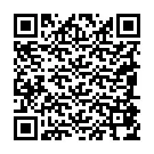 Código QR para número de teléfono +19085874284