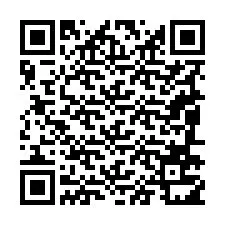 QR-код для номера телефона +19086711715