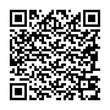 Código QR para número de teléfono +19087035016