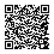 電話番号のQRコード +19087042097
