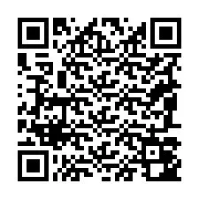 QR-koodi puhelinnumerolle +19087042411