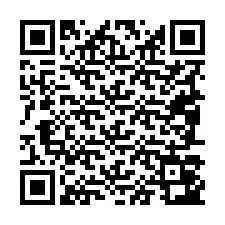 Kode QR untuk nomor Telepon +19087043493