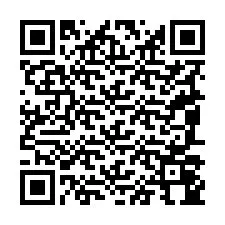 QR-код для номера телефона +19087044340