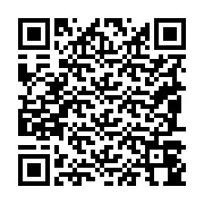 QR Code สำหรับหมายเลขโทรศัพท์ +19087044861