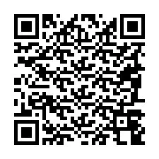 Código QR para número de telefone +19087048843