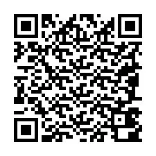 Código QR para número de teléfono +19087400128