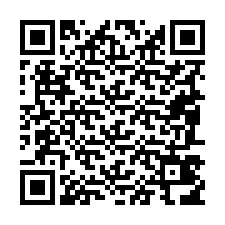 QR Code pour le numéro de téléphone +19087416457