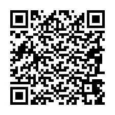 Código QR para número de teléfono +19087459853