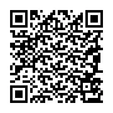 Código QR para número de teléfono +19087573720