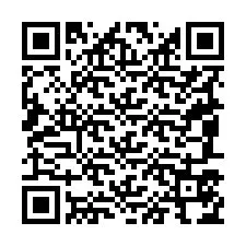 Codice QR per il numero di telefono +19087574000