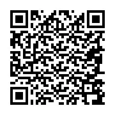 Código QR para número de teléfono +19087596387