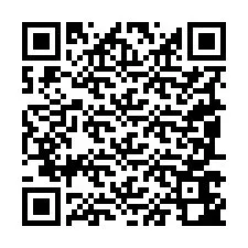 Kode QR untuk nomor Telepon +19087642374