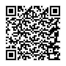 QR kód a telefonszámhoz +19087770701