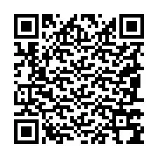 電話番号のQRコード +19087794474