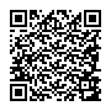 Codice QR per il numero di telefono +19087983726