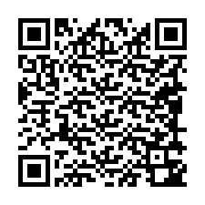 QR kód a telefonszámhoz +19089342196