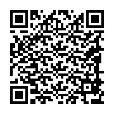 Kode QR untuk nomor Telepon +19089876459