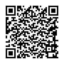 Kod QR dla numeru telefonu +19089920808