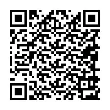 QR-Code für Telefonnummer +19089923897