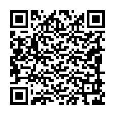 QR-Code für Telefonnummer +19089926035