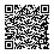 QR kód a telefonszámhoz +19089926386