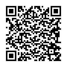 Código QR para número de teléfono +19092755722