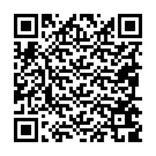 Código QR para número de teléfono +19095609797