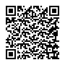 Código QR para número de teléfono +19095767489