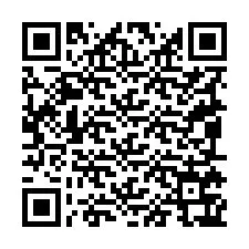 Código QR para número de teléfono +19095767490