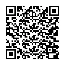 QR-koodi puhelinnumerolle +19102000137