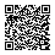 Código QR para número de teléfono +19102000224