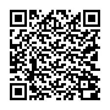 Código QR para número de telefone +19102000634