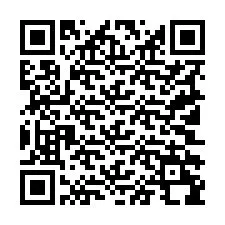 Código QR para número de telefone +19102298438