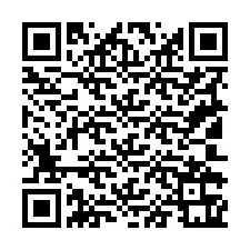 Código QR para número de telefone +19102361901