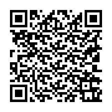 QR-code voor telefoonnummer +19102361902