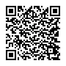 QR-koodi puhelinnumerolle +19102477676