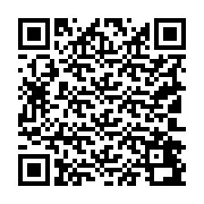 Codice QR per il numero di telefono +19102492914