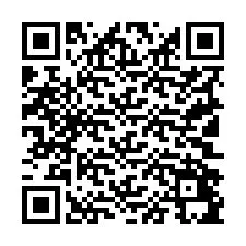 Código QR para número de telefone +19102495634