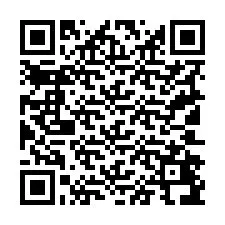 Código QR para número de teléfono +19102496180