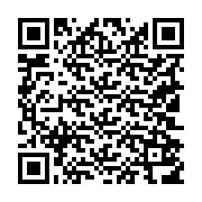 Código QR para número de telefone +19102516276