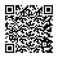 Código QR para número de telefone +19102517729