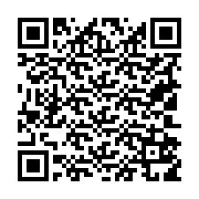 Código QR para número de teléfono +19102519013