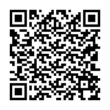 Codice QR per il numero di telefono +19102574652