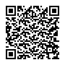 QR-koodi puhelinnumerolle +19102574654