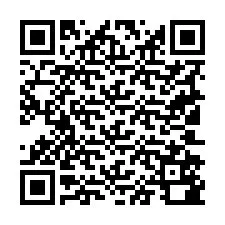 QR-koodi puhelinnumerolle +19102580186