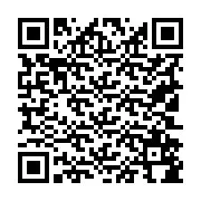 QR-koodi puhelinnumerolle +19102584563