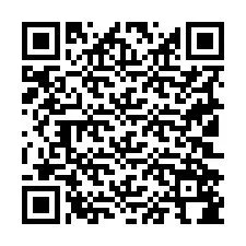 Código QR para número de telefone +19102584672