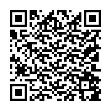 Codice QR per il numero di telefono +19102585749