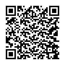 Codice QR per il numero di telefono +19102585935