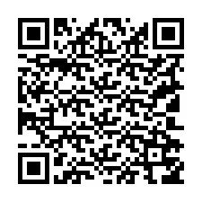 Código QR para número de teléfono +19102756240